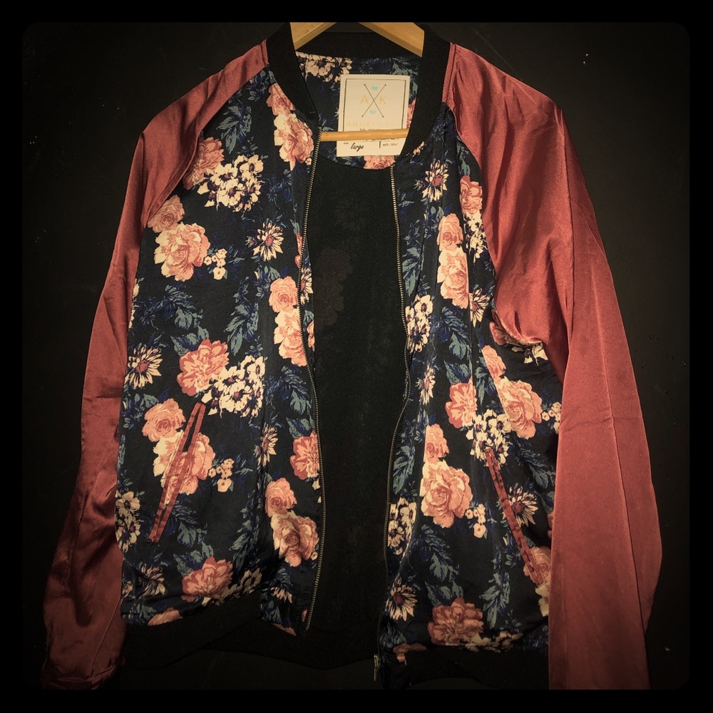 Floral sweater size large